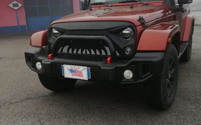 Jeep Wrangler – nuovo paraurti e portafari con barre LED