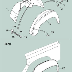 Passaruota anteriore sinistro