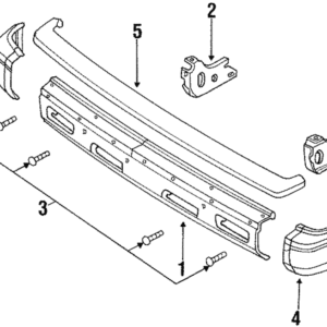 Plastica paraurti anteriore