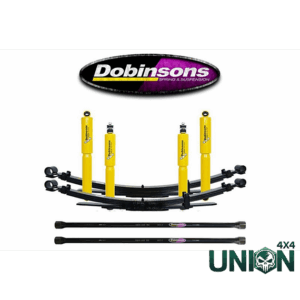 Sospensioni rinforzate +50 mm DOBINSONS per NISSAN Navara D21/D22 con molle a balestra e barre di torsione