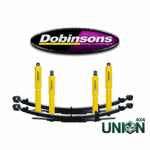 Sospensioni rinforzate +50 mm DOBINSONS per NISSAN Navara D21/D22 con molle a balestra