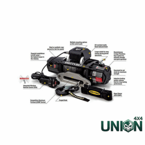 Verricello elettrico Smittybilt Gen2 X20 12V da 12000 lb cavo sintetico