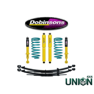 Sospensioni rinforzate +50 mm DOBINSONS per NISSAN Navara D40 con molle a balestra