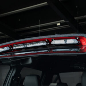 Lucernario X-Works Line-X + vernice rossa all'interno