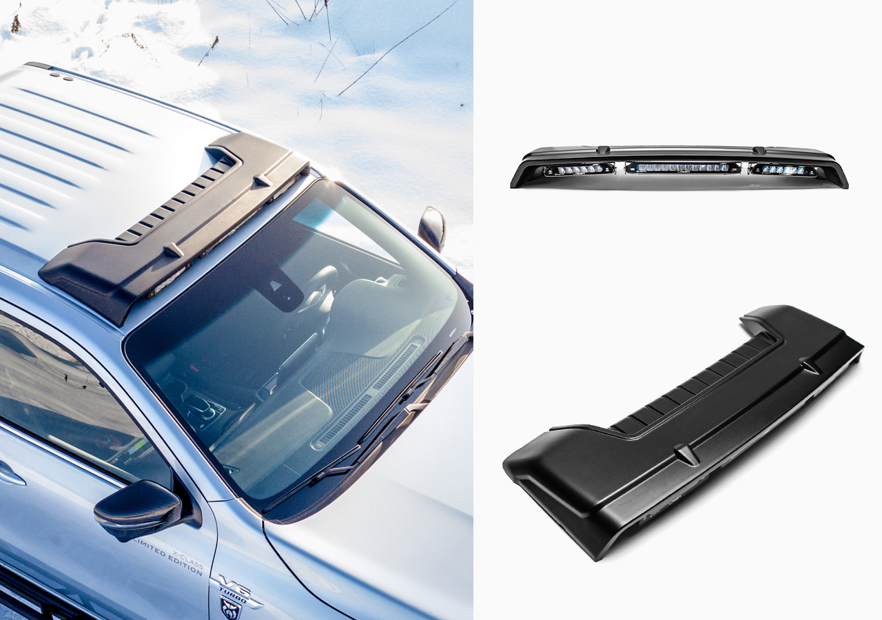 Alloggiamento del tetto Pickup Design con luci Lazer – Mercedes-Benz Classe X