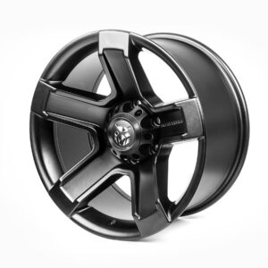 Cerchio nero satinato 18×9 6/114.3 ET-12 CB 66.1