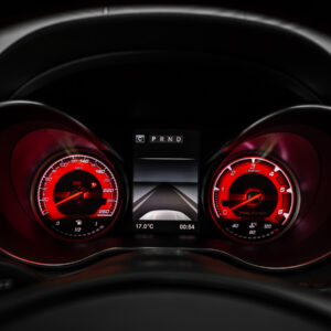 Quadranti del misuratore in stile Pickup Design Rosso