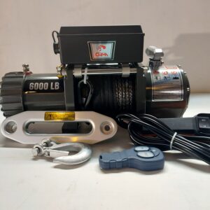 Verricello elettrico 12 Volts 6000 libbre (2.718 Kg) – cavo sintetico by Furlanetto 4x4
