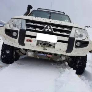 Piastra di protezione per bloccaggio differenziale posteriore Mitsubishi Pajero V80-V90